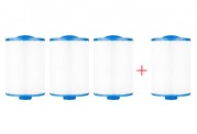 Pack 4x3 filtros spa curtos