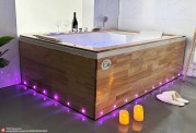 Banheira hidromassagem jacuzzi ITACA CLEAR WOOD