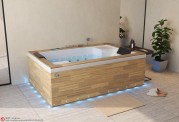 Banheira hidromassagem jacuzzi ITACA CLEAR WOOD