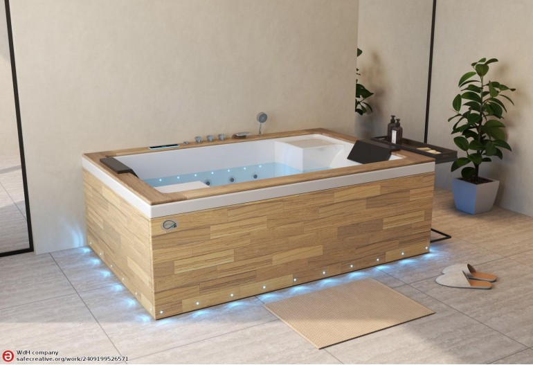 Banheira hidromassagem jacuzzi ITACA CLEAR WOOD