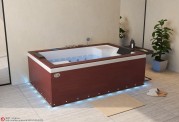 Banheira hidromassagem jacuzzi ITACA DARK WOOD