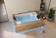 Banheira hidromassagem jacuzzi ITACA CLEAR WOOD