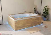 Banheira hidromassagem jacuzzi ITACA CLEAR WOOD