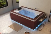 Banheira hidromassagem jacuzzi ITACA DARK WOOD