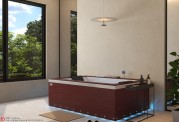 Banheira hidromassagem jacuzzi ITACA DARK WOOD