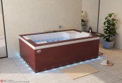 Banheira hidromassagem jacuzzi ITACA DARK WOOD