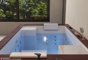 Banheira hidromassagem jacuzzi ITACA DARK WOOD