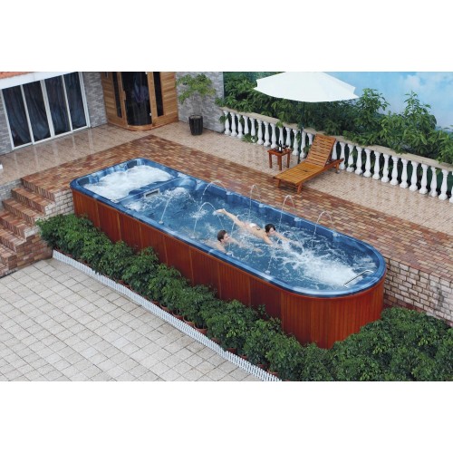 Piscina de hidromassagem swim spa AT-006