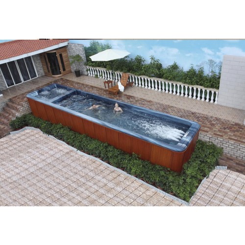 Piscina de hidromassagem swim spa AT-008