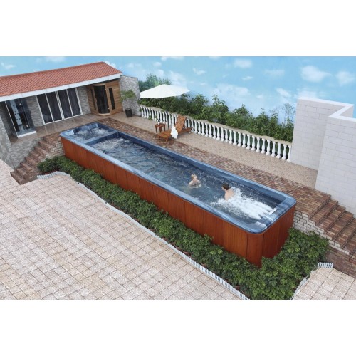 Piscina de hidromassagem swim spa AT-009