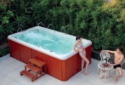 Piscina de hidromassagem swim spa AT-001