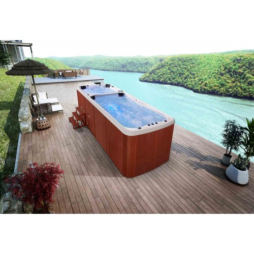 Piscina de hidromassagem swim spa AU-002