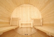 Sauna seca com forma de barril AF-001B