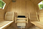 Sauna seca com forma de barril AF-001B